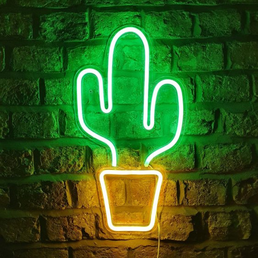 Cactus Tree Neon art sign LED strip Custom Neon Sign Customized Neon Light Wall Decor Gifting Neon Sign Ideas Led Neon Light Sign For Wall Decors Customized Neon Light Sign Neon Decorative Idea New Creative Neon Floro neon light custom neon sign light LED Light