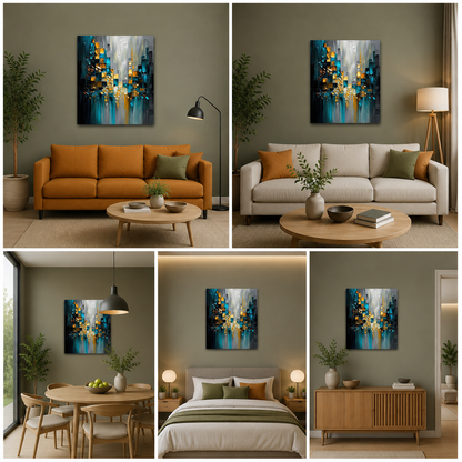 Abstract Canvas Painting Wall Art Frame for Wall Decor | Canvas Painting Frame