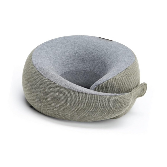 Ultimate Comfort with CloudSoft Memory Foam Travel Pillow Perfect Neck Support for Long Journeys | Breathable Washable and Airplane-Ready (Cloud Forest)