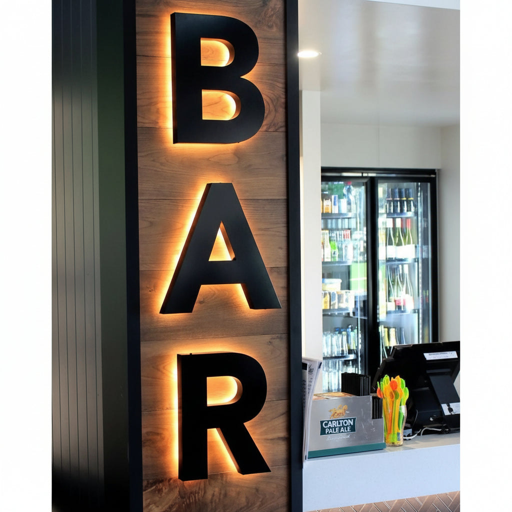 Custom script neon sign LaStrada wall decor LED light for cafe and home