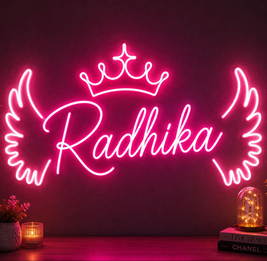 Customised Neon Sign Light | LED Neon Name Light Big Size Wall Decor 