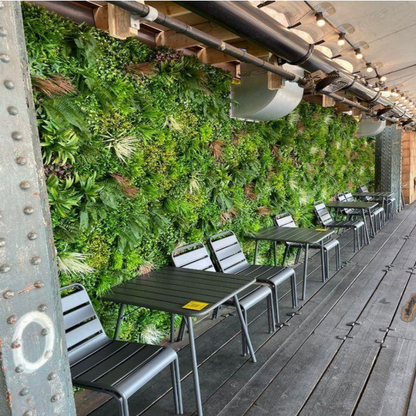 Premium Tropical Artificial Vertical Garden Wall Panel 1 x 1 Meter | Mixed Foliage Green Wall for Home, Office & Commercial Interiors