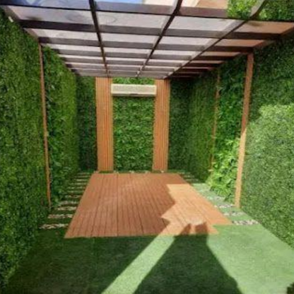 Premium Tropical Artificial Green Wall Panel 1 x 1 Meter | Luxury Vertical Garden for Homes, Offices, Hotels & Commercial Spaces