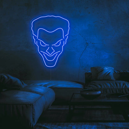 Jokar Face Neon Light Sign Party Decor LED Light | Custom Neon Sign (24 by 15 inches)