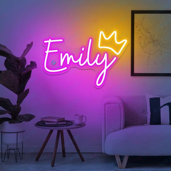 Emily Custom Name Neon Sign | Custom Neon Sign – The Seven Colours