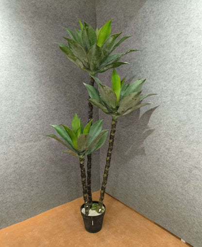 Artificial Trees Faux Water Lilies  Heads in Pot Fake Tree Greenery Plants for Outdoor Indoor Decor Home Office Garden