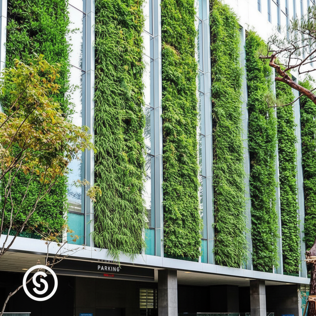 Premium Variegated Artificial Boxwood Hedge Wall Panel 50x50 CM | Decorative Green Privacy Wall for Homes, Offices & Commercial Spaces