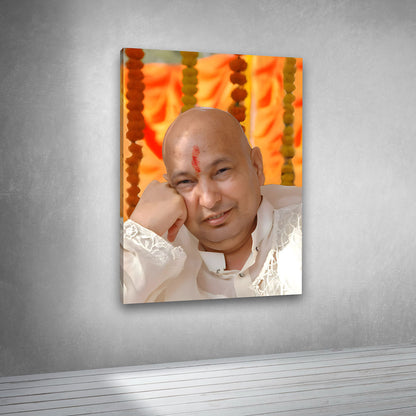Guru portrait canvas painting frame spiritual canvas wall arts decor large size painting for home