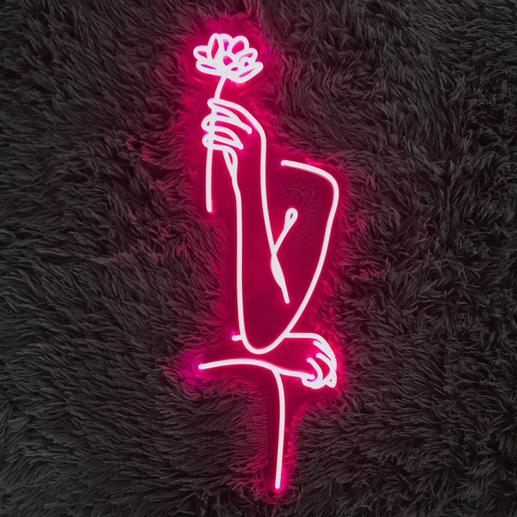 Half Girl Rose Taking Neon art sign LED strip Custom Neon Sign Customized Neon Light Wall Decor Gifting Neon Sign Ideas Led Neon Light Sign For Wall Decors, Customized Neon Light Sign Neon Decorative Idea Creative Ideas for Neon Light Business Neon Light