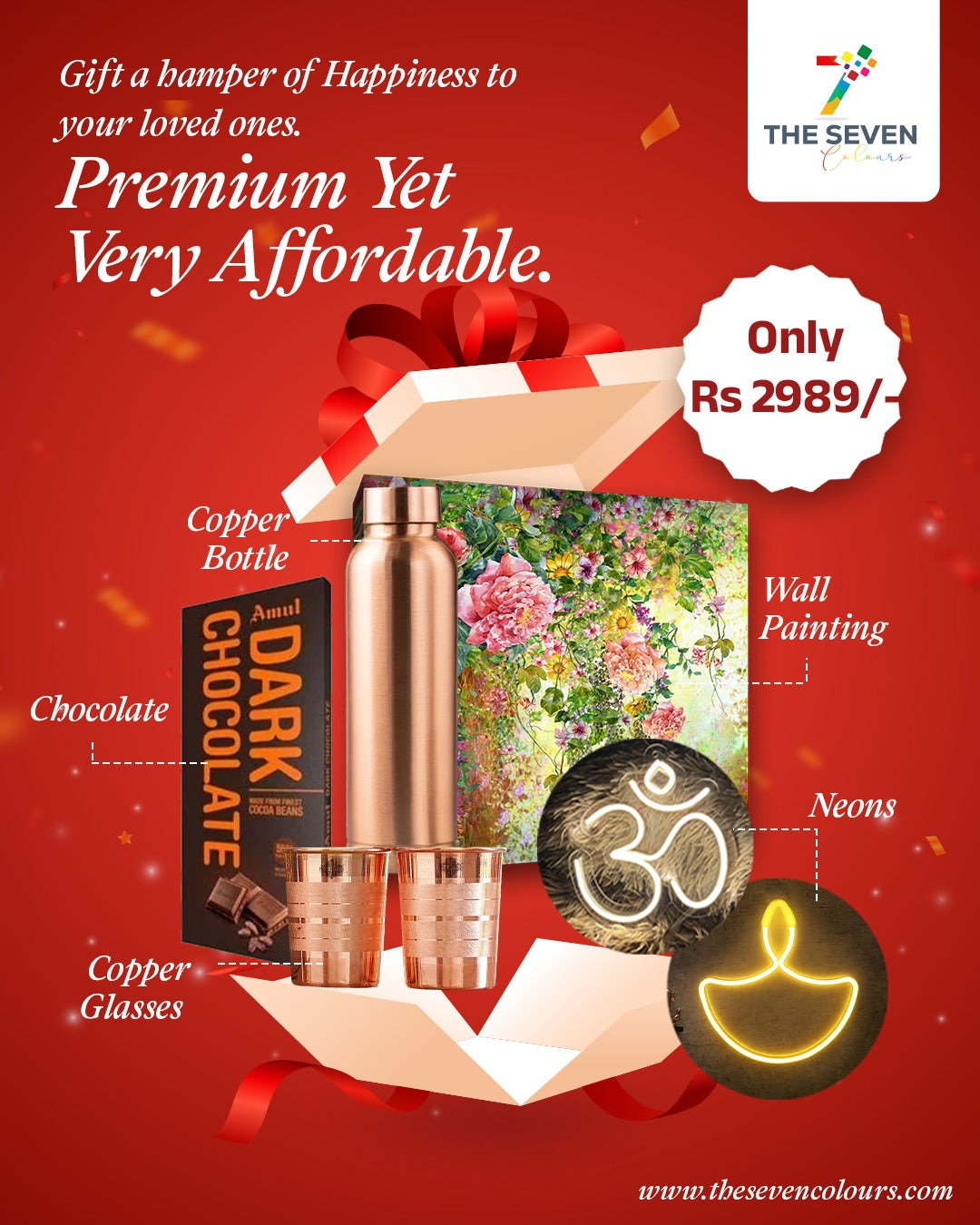 The Seven Colours Gift Hamper Box for Gifting's | Diwali Gifts | Gifting Ideas | Best Diwali Gift