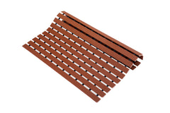 Non - Slip Shower Mat, PVC Shower Bath Mat with Non Suction Anti Slip | Premium Shower Mat for Bathrooms, Laundry Room, Swimming Pool, Kitchen Area Indoor Outdoor Shower Mat (Brown Colour)