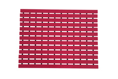 Non - Slip Shower Mat, PVC Shower Bath Mat with Non Suction Anti Slip | Premium Shower Mat for Bathrooms, Laundry Room, Swimming Pool, Kitchen Area Indoor Outdoor Shower Mat (Burgundy Colour)