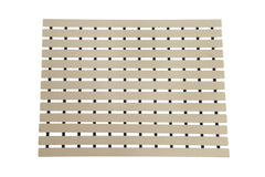 Non - Slip Shower Mat, PVC Shower Bath Mat with Non Suction Anti Slip | Premium Shower Mat for Bathrooms, Laundry Room, Swimming Pool, Kitchen Area Indoor Outdoor Shower Mat (Beige Colours)