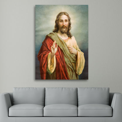 Jesus Christ Painting Canvas Wall Frame for Living Room Wall Decor