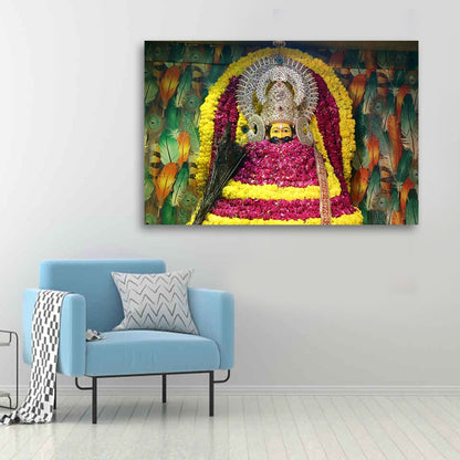 Khatu Shyam ji Photo Wall Frame for Living Room Wall Decor