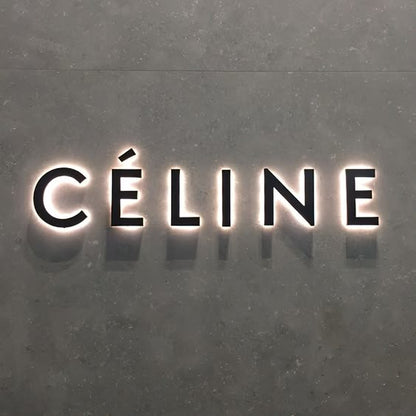 Elegant Script Backlit LED Letter Sign | Custom Cursive Wall Logo Signage for Cafe, Salon & Home Decor