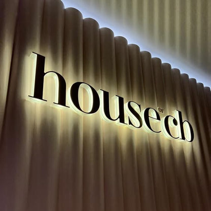 Matte Black Acrylic Letter Sign | Minimalist 3D Wall Logo Signage for Office, Retail & Reception