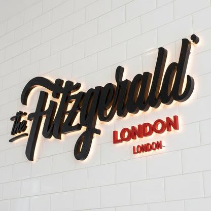 Premium Metal LED Letter Sign | Outdoor Backlit 3D Logo Signage for Restaurant, Cafe & Retail Branding