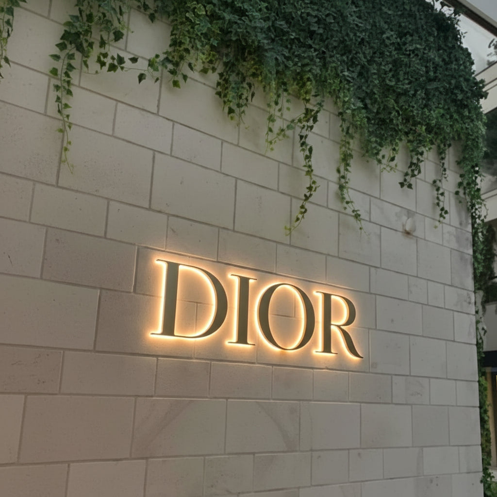 Backlit LED Letter Sign | Premium Halo Lit 3D Wall Logo Signage for Retail & Showroom Branding