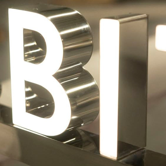 Backlit LED Logo Sign | Custom Halo Lit 3D Wall Branding Signage for Office, Reception & Corporate Interiors