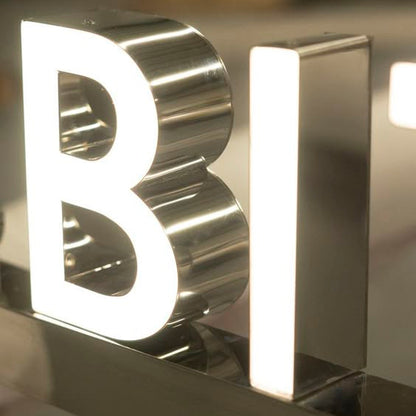 Backlit LED Logo Sign | Custom Halo Lit 3D Wall Branding Signage for Office, Reception & Corporate Interiors