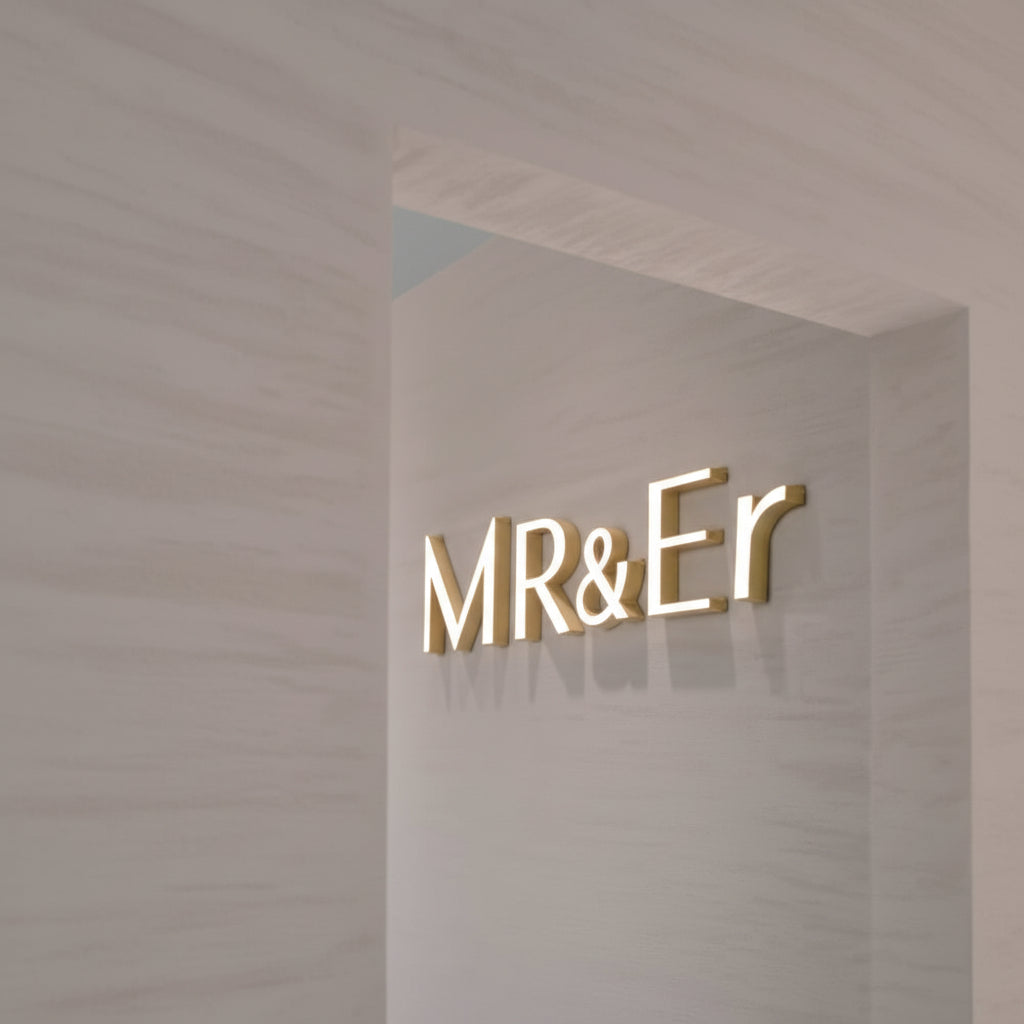 Backlit LED Letter Sign | Premium Halo Lit 3D Wall Logo Signage for Office, Retail & Interior Branding