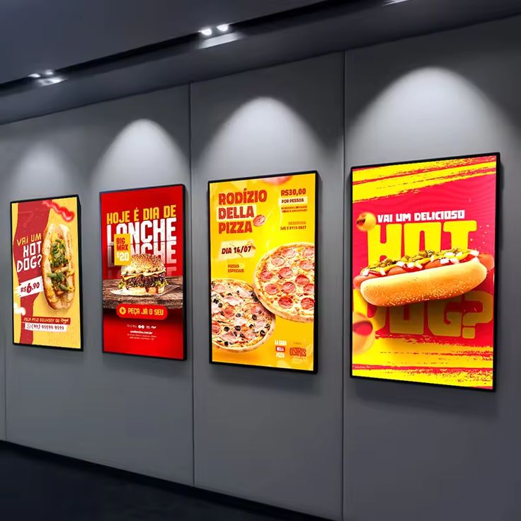 LED Menu Board Adjustable Paper | Illuminated Café & Restaurant Menu Display