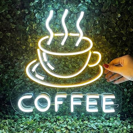 Coffee LED Neon Sign Light Coffee with Logo for Coffee Shop