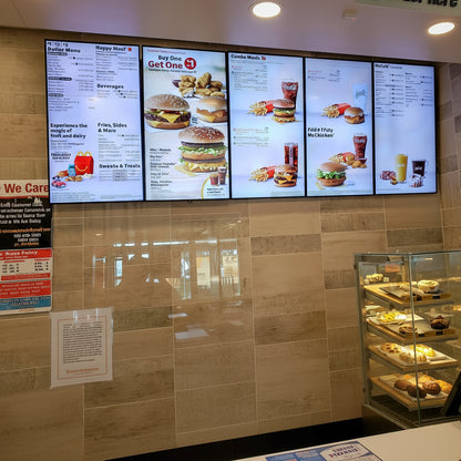 Outdoor LED Menu Board Display | Weatherproof Backlit Restaurant Menu Light Box Panels for Café & QSR