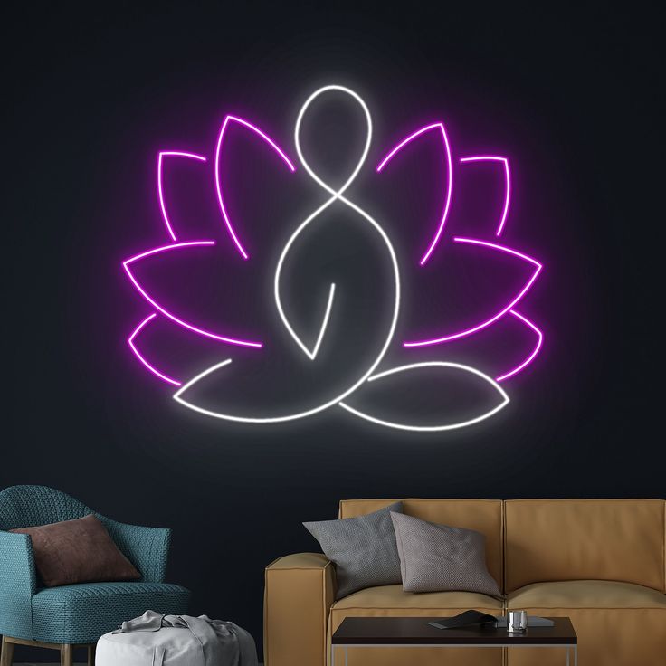 Meditating Yoga People Neon art sign LED strip Custom Neon Sign Customized Neon Light Wall Decor Gifting Neon Sign Ideas Led Neon Light Sign For Wall Decors, Customized Neon Light Sign Neon Decorative Idea Creative Ideas for Neon Light Business Neon Light