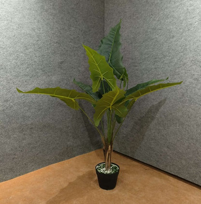 Monstera Deliciosa Plant Tall Leaves Fake Swiss Cheese Plants Perfect Faux Tropical Monstera Palm Tree in Pot Indoor Outdoor Decor for Home Office Living Room