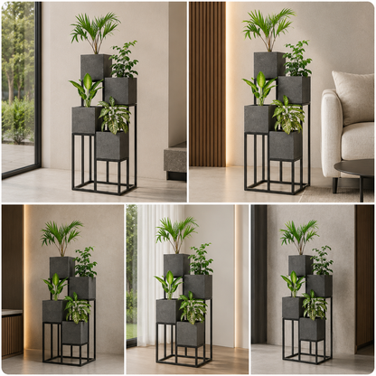 Luxury vertical planter stand for living room and office interiors