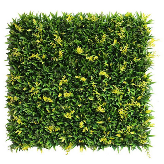 Decorative artificial bamboo vertical garden wall panel for homes, offices and commercial interiors