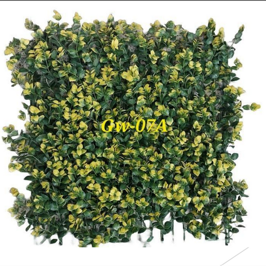 Artificial boxwood hedge green wall panel for balconies, offices, hotels and commercial interiors