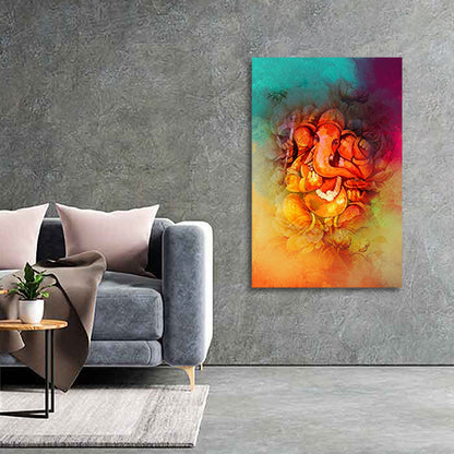 Ganpati Lord Ganesha Painting Frame for Temple Decor