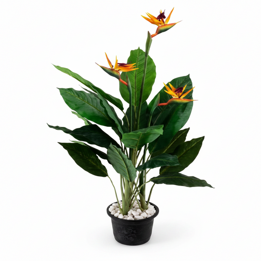 Premium Artificial Birds of Paradise Indoor Tropical Plant for Home Office Hotel Décor