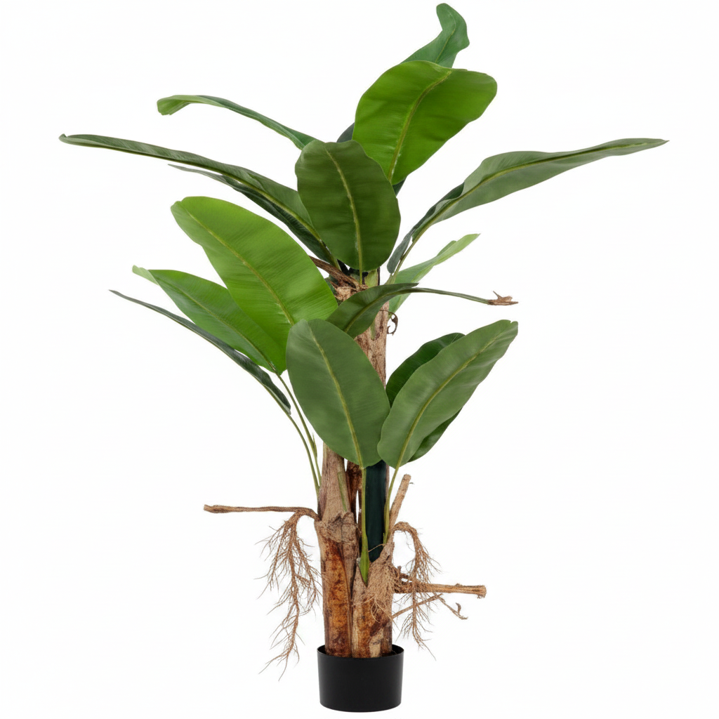 Premium Artificial Banana Tree Indoor Tropical Plant for Home Office Hotel Décor