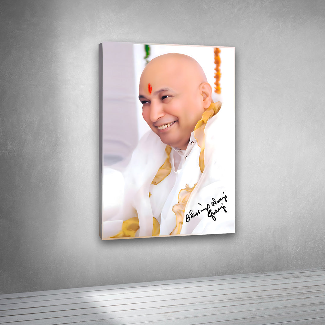 Religious guru photo frame wall art for living room and temple decoration