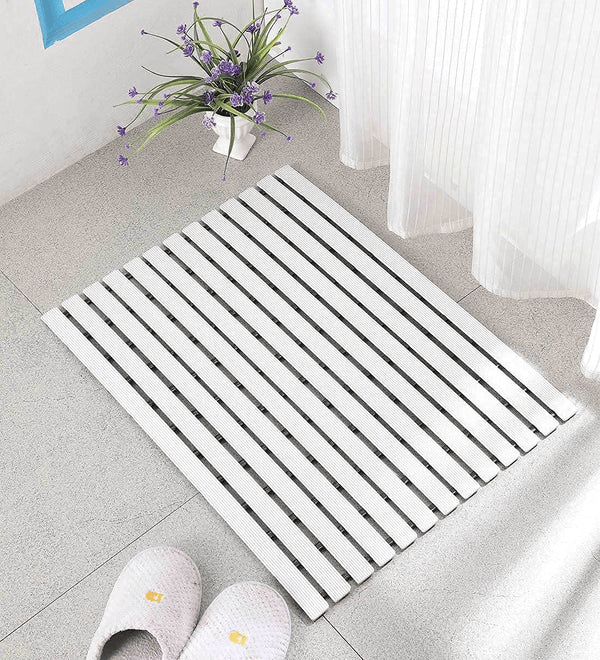 Shower-Safe Bath Mat – Anti-Skid PVC Silicone Material