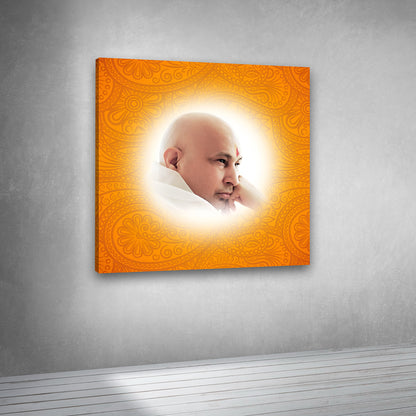Divine meditation inspired artwork canvas print for contemporary interiors