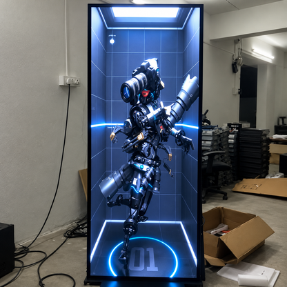 Freestanding LED Digital Display Screen | Portable Advertising Video Wall for Retail