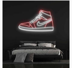 Beautiful Led Neon sign Nike Sneaker Wall Art Decor | Customized Led Neon Sign | Led Neon Sign | Led Neons ( 18 by 18 Inches)