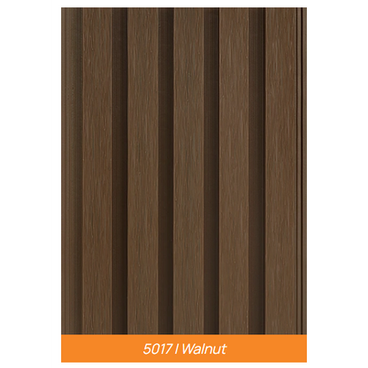 The Seven Colours WPC Wall Panel For Living Room Wall Decor | Interior Design | Interior Decoration | WPC Louvers (8.5 x 110 Inches) (Color- Walnut)
