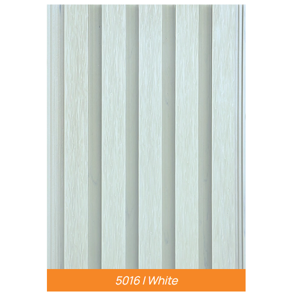 The Seven Colours WPC Wall Panel For Living Room Wall Decor | Interior Design | Interior Decoration | WPC Louvers (8.5 x 110 Inches) (Color- White)