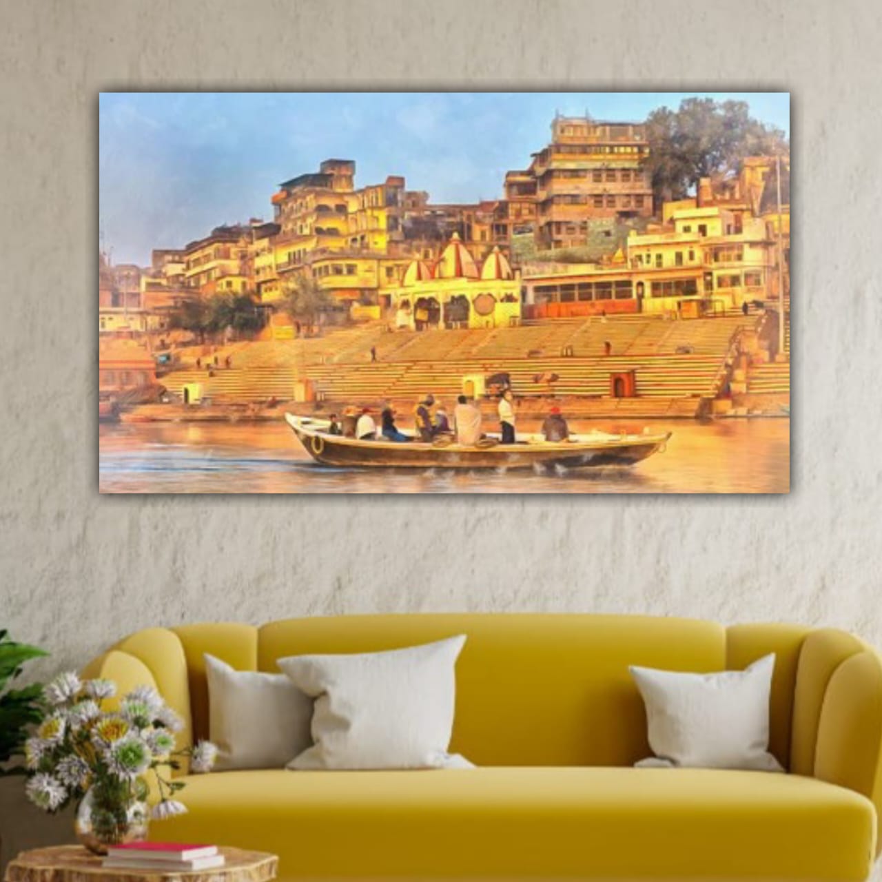 Maa Ganga Art Canvas Painting home decoration