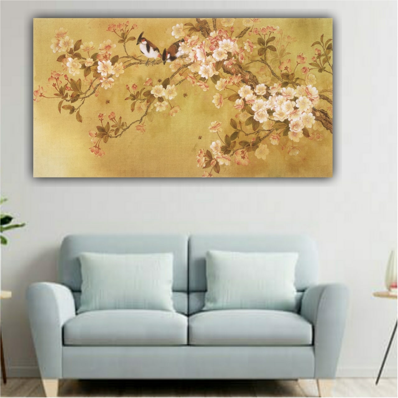Canvas Painting Abstract Modern Wall Art with Frame for Living Room Wall Decors
