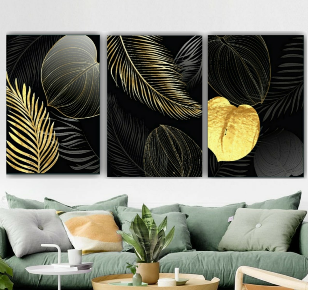 Canvas Painting Abstract Modern Wall Art Frame