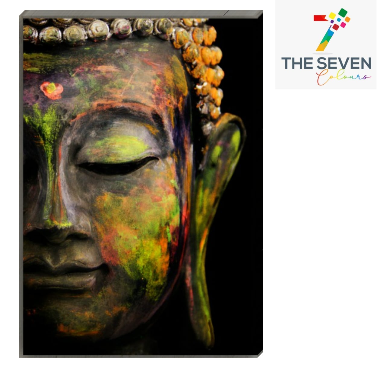 Lord Buddha Painting Canvas wall Frame for Living Room Wall Decor