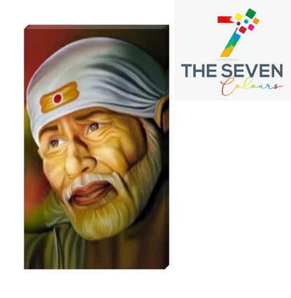 Sai Baba Canvas Painting temple decoration