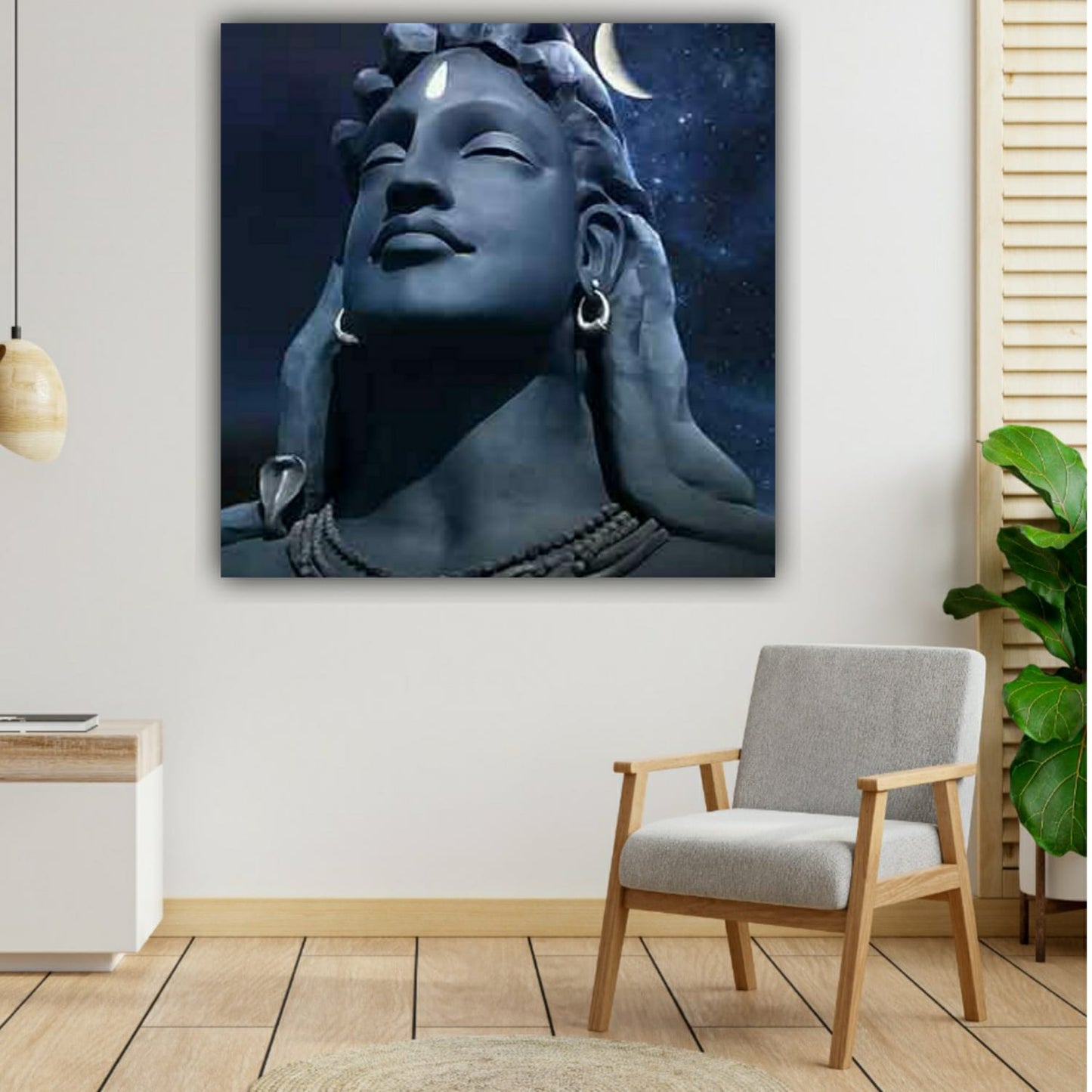 Lord Shiva Adiyogi Painting Frame